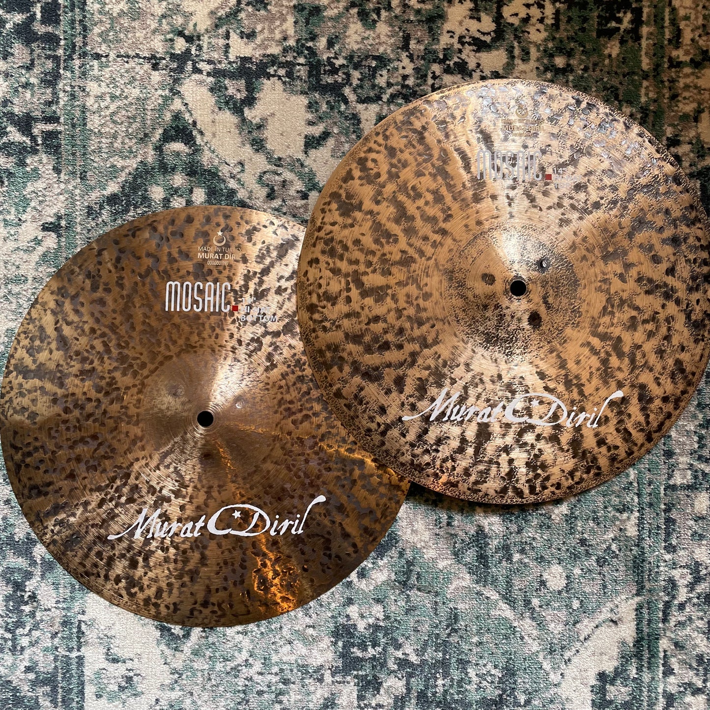 Murat Diril Hi-Hat Pair Artistic Mosaic 14"