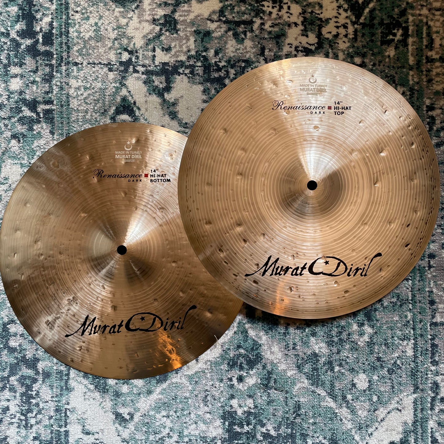 Murat Diril Hi-Hat Pair Renaissance Dark 14"